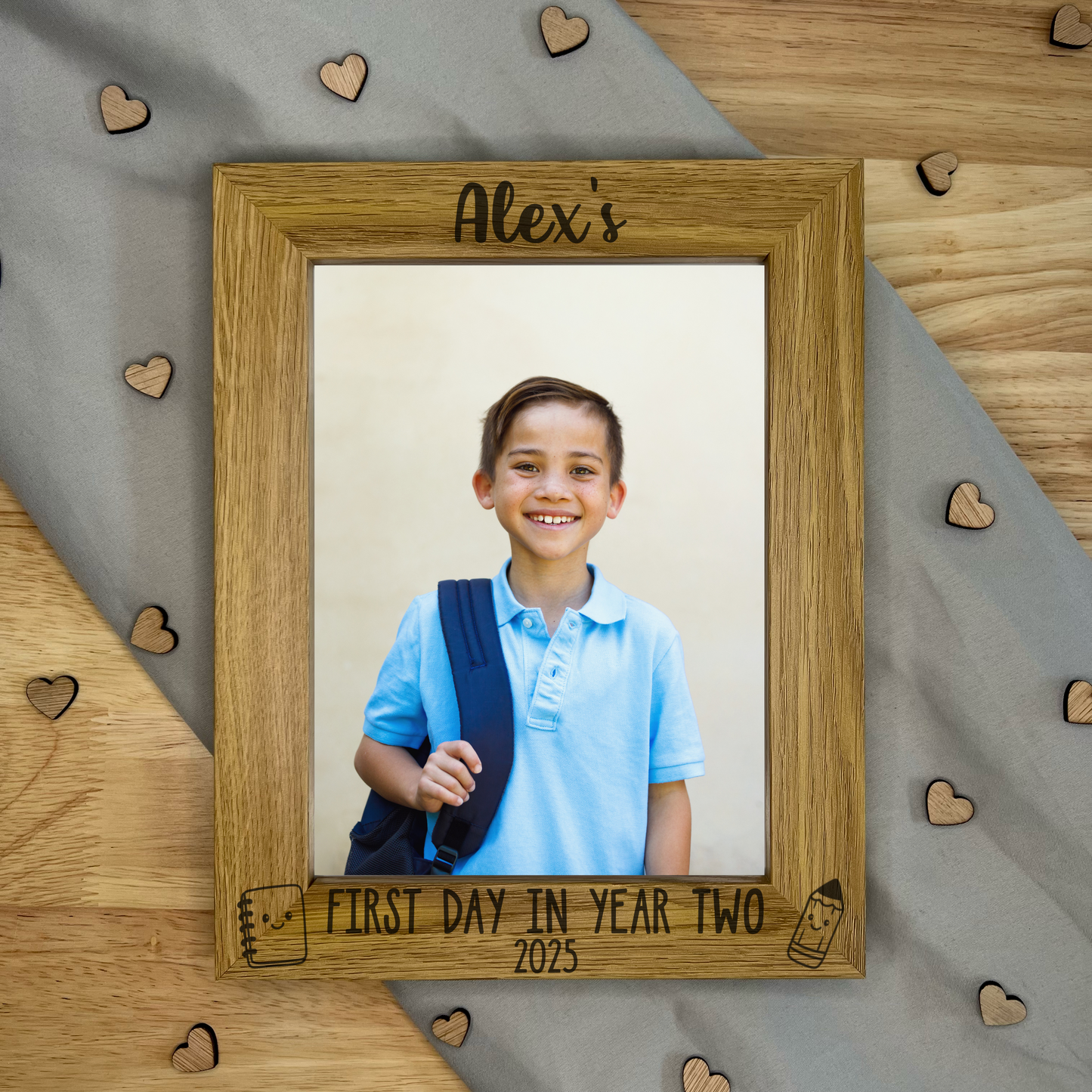 Personalised First Day At School / Back To School Photo Frame