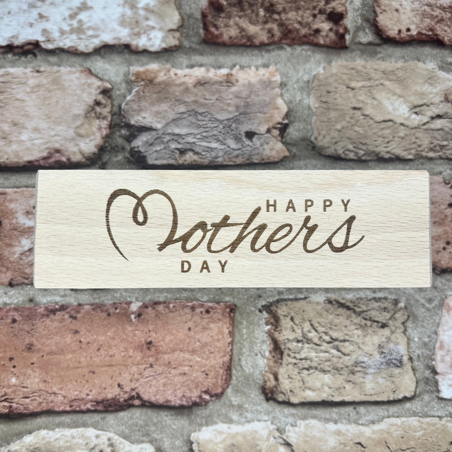 Happy Mother's Day - Wooden Three Tea Light Holder