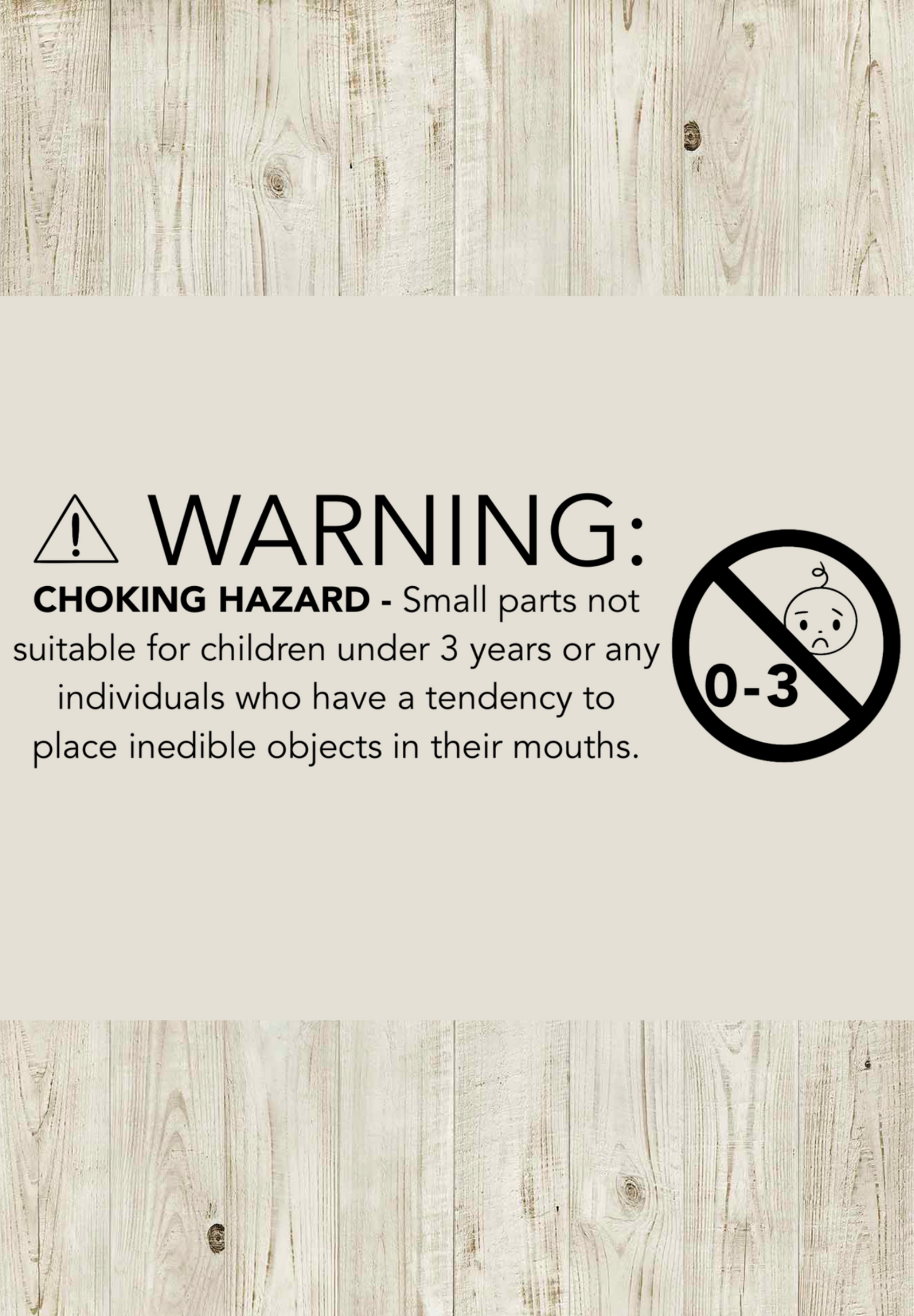 Wooden Table Confetti - Christmas