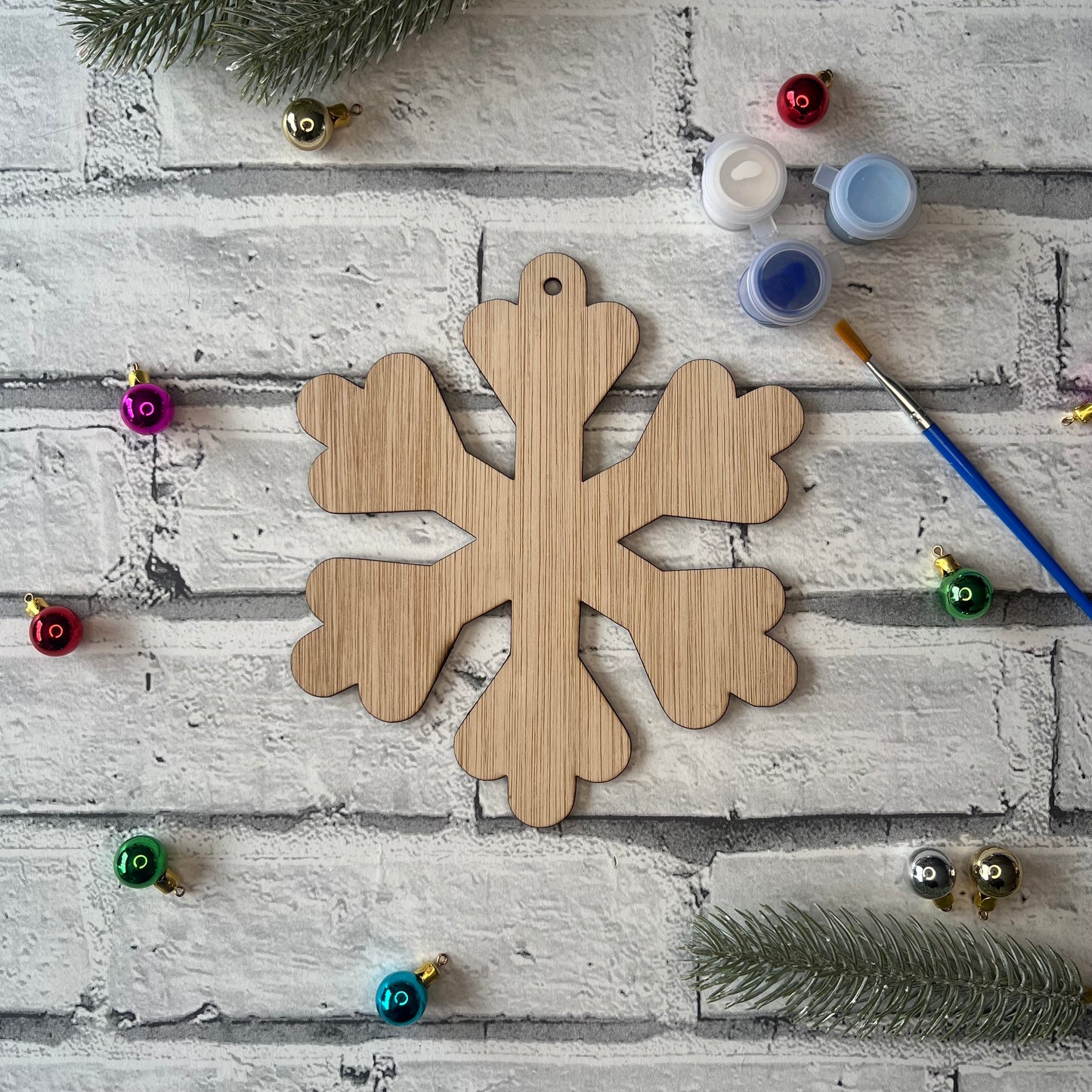 Paint Your Own - Snowflake