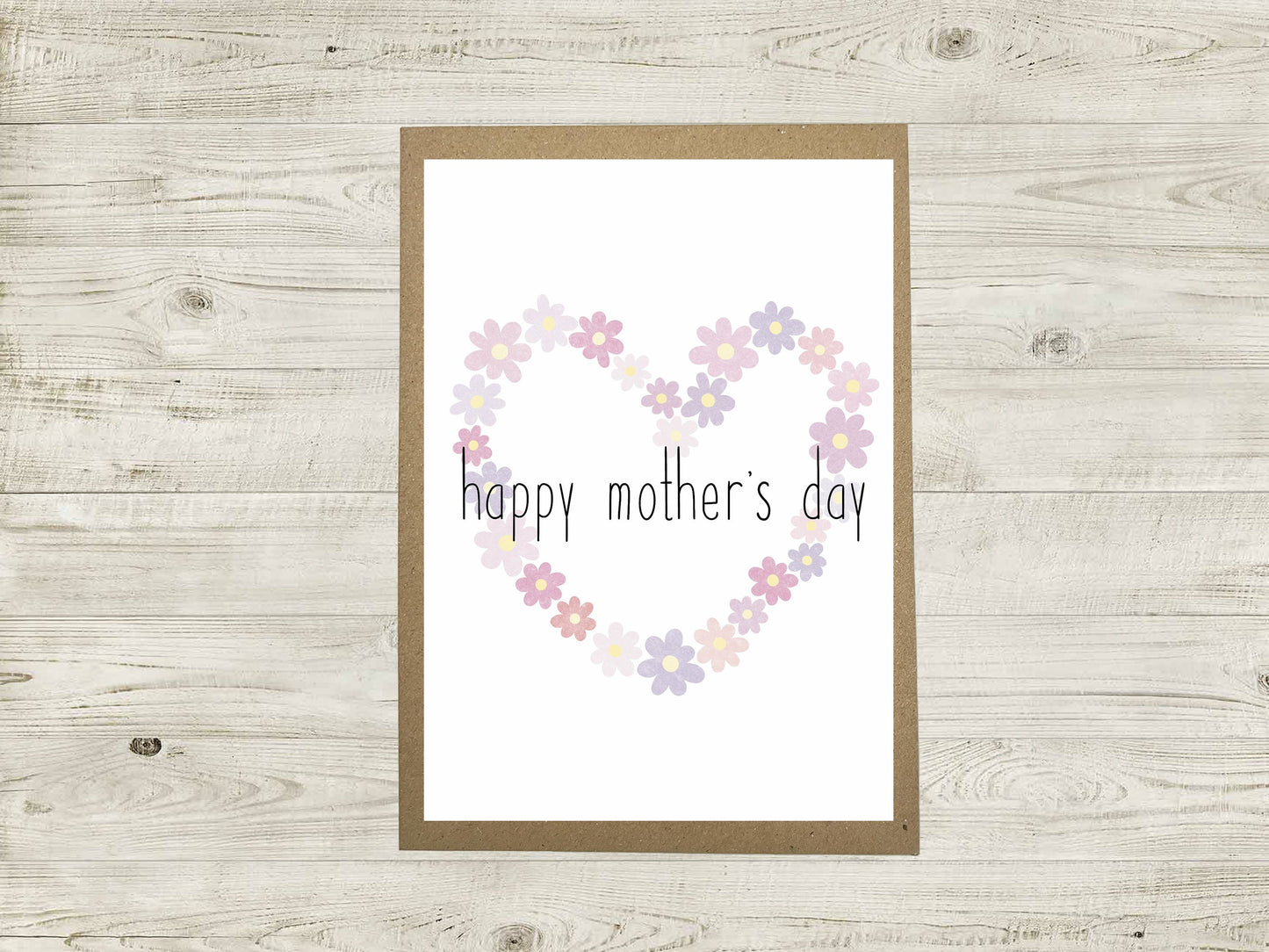 Mother's Day Card - Happy Mother's Day Flowers - A6