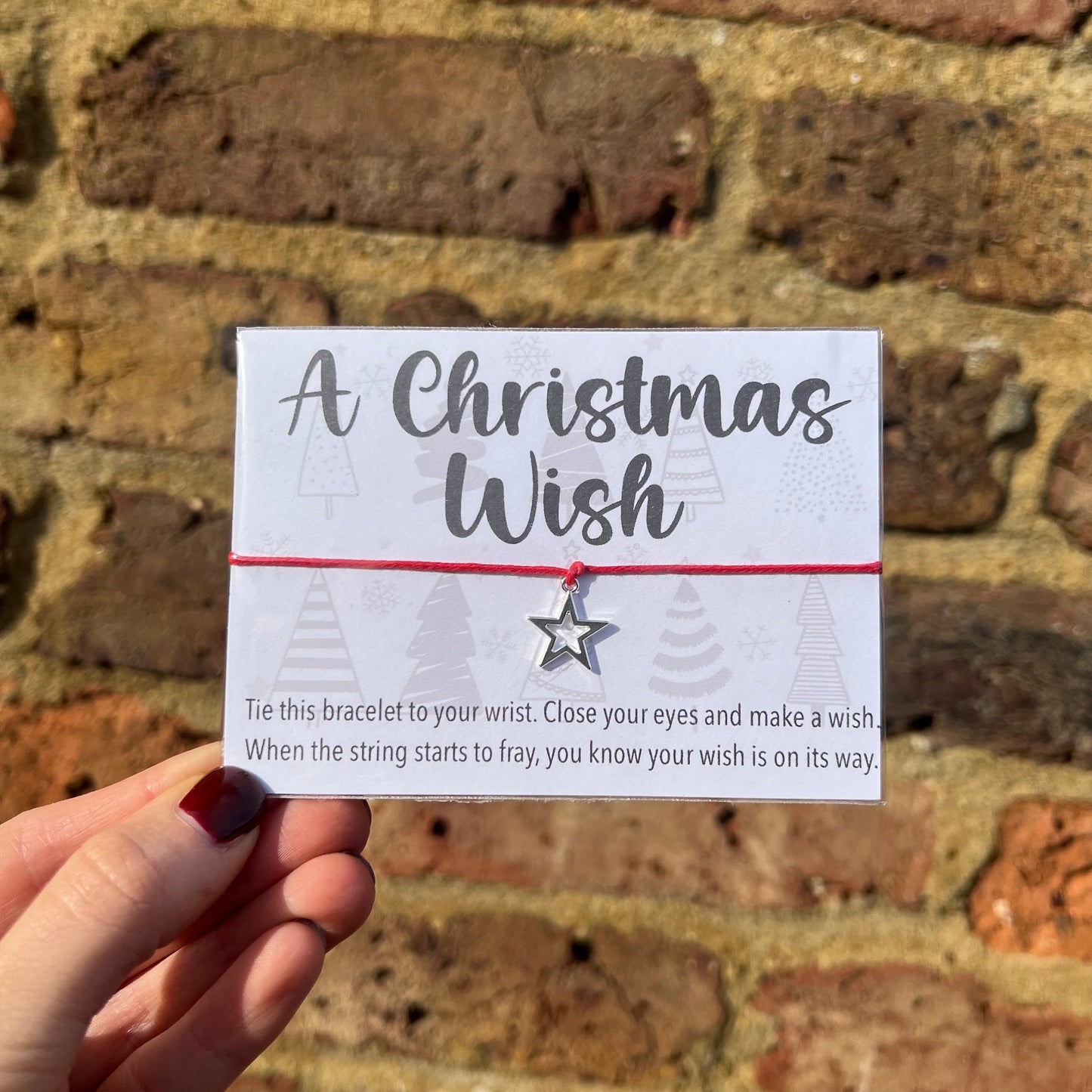 Wish Bracelet - A Christmas Wish… - Star Charm