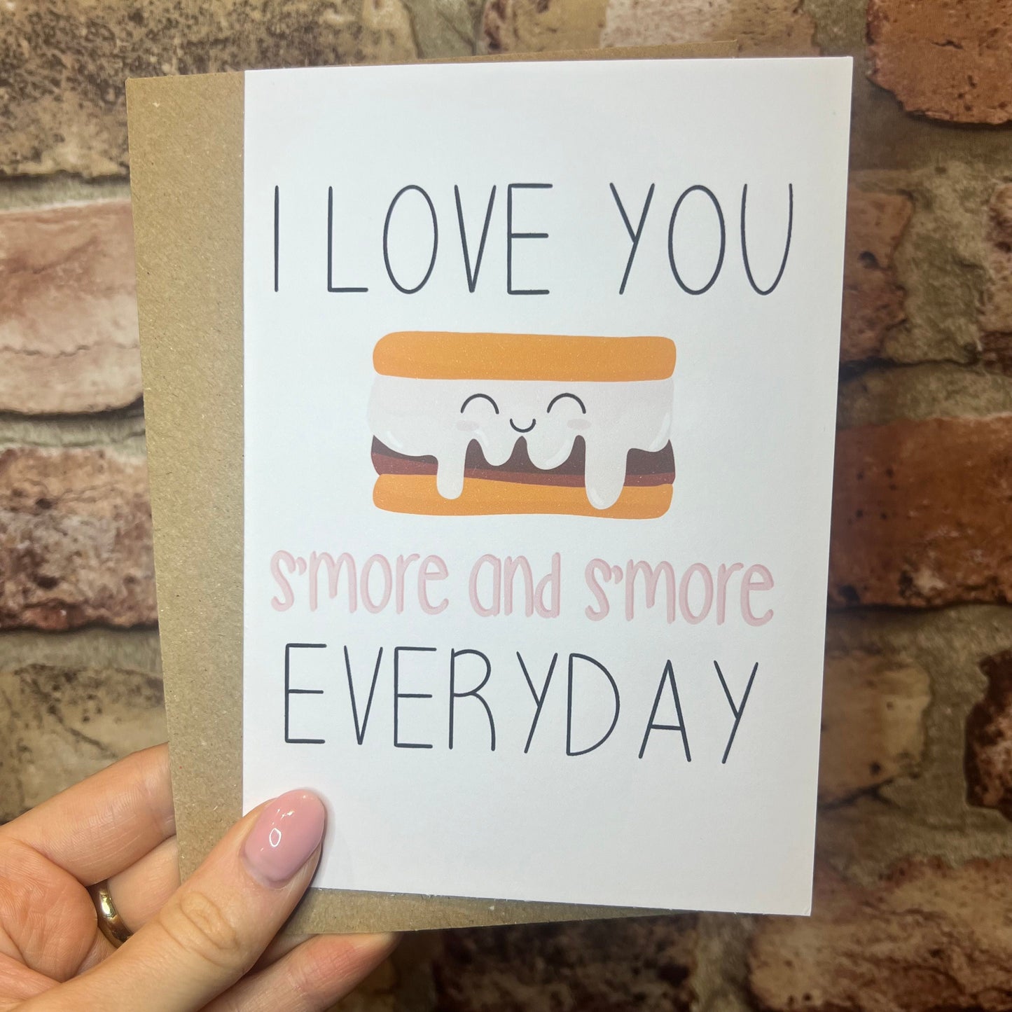 Anniversary Card - I Love You S’More and S’More Everyday - A6