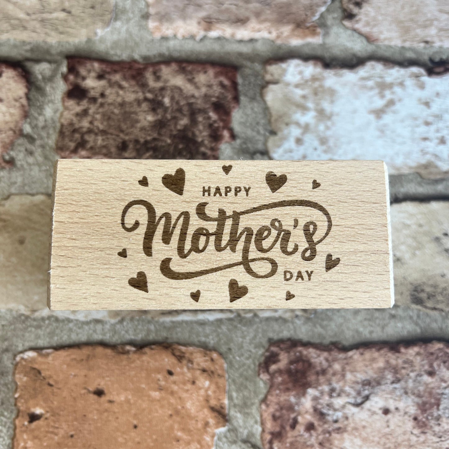 Happy Mother's Day - Wooden Two Tea Light Holder