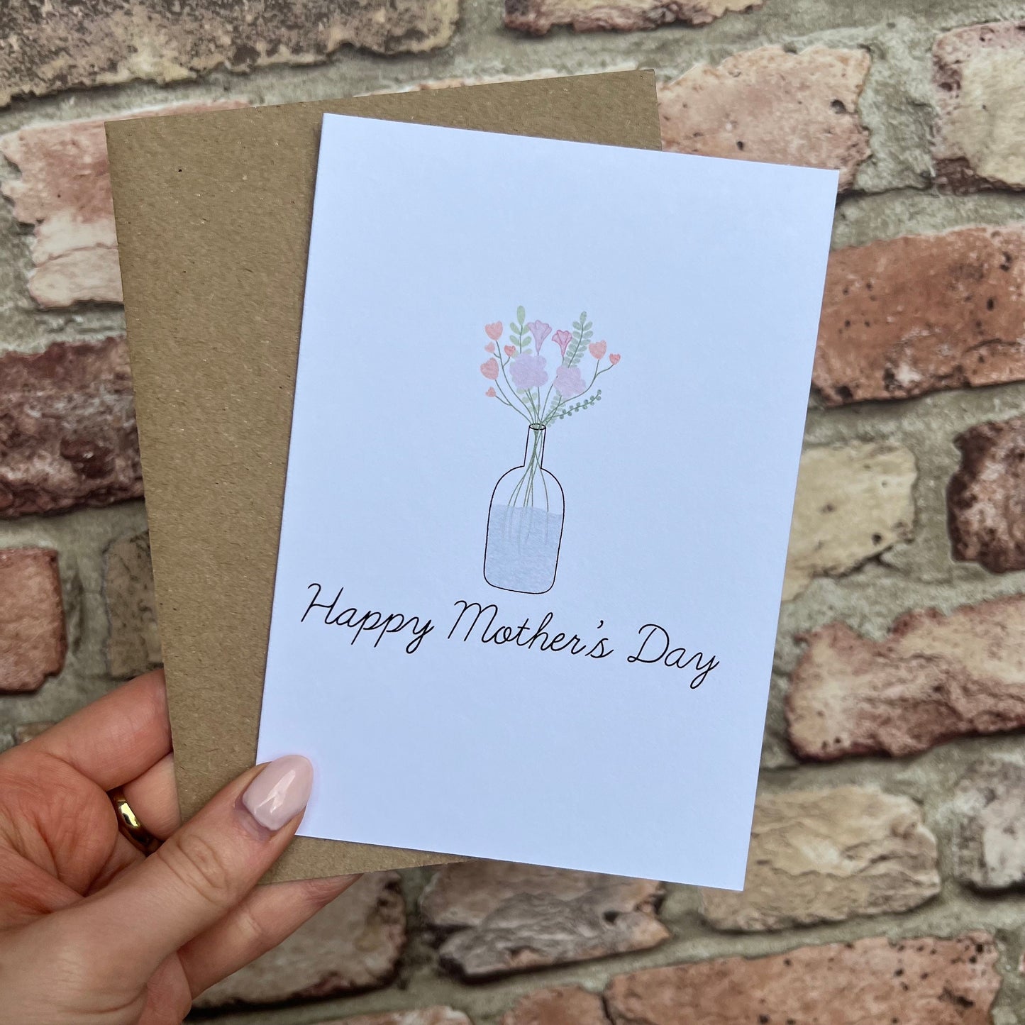 Mother's Day Card - Flowers Vase Mother’s Day - A6