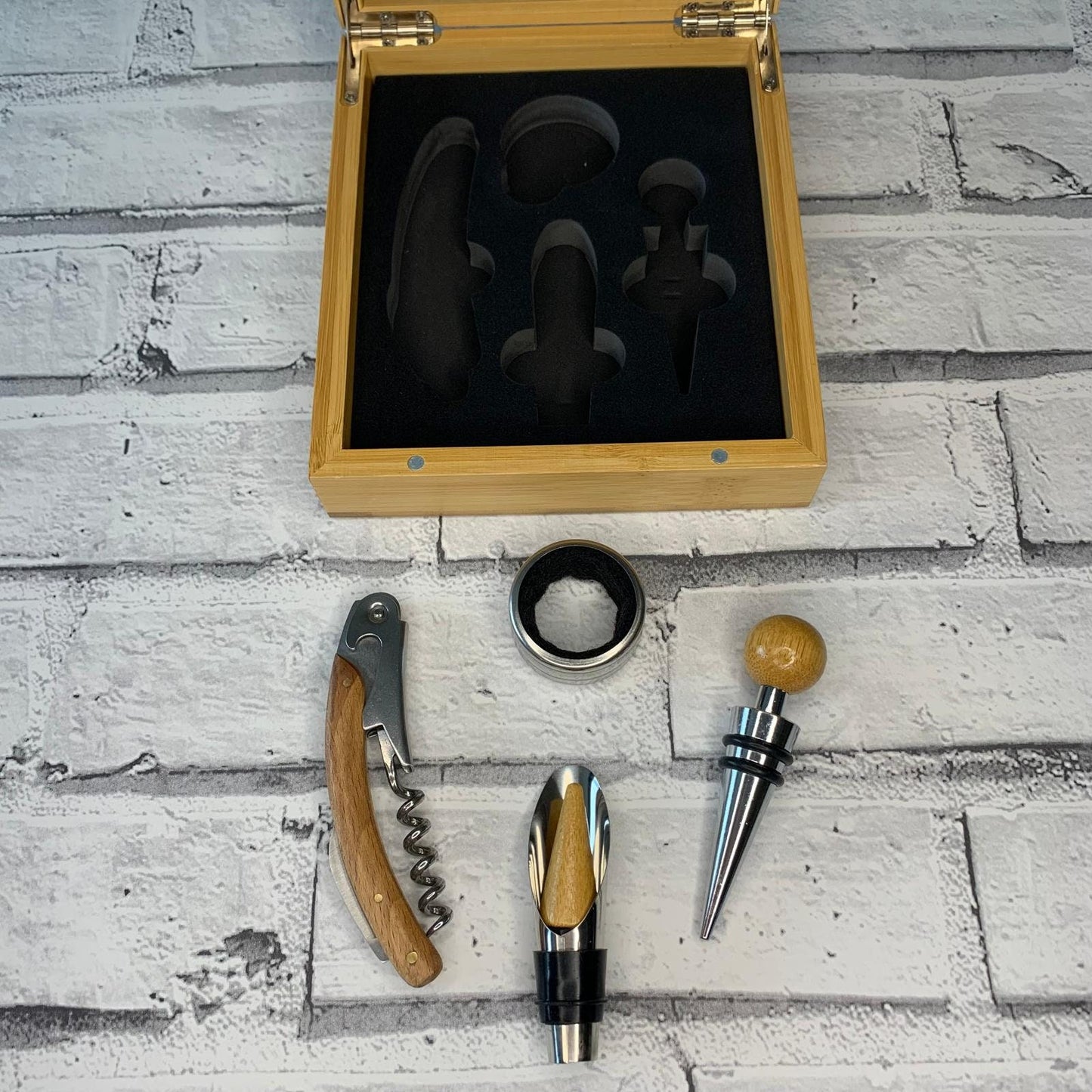 Wine Gift Box Tool Set - Nobody Wants A Small Glass Of Wine