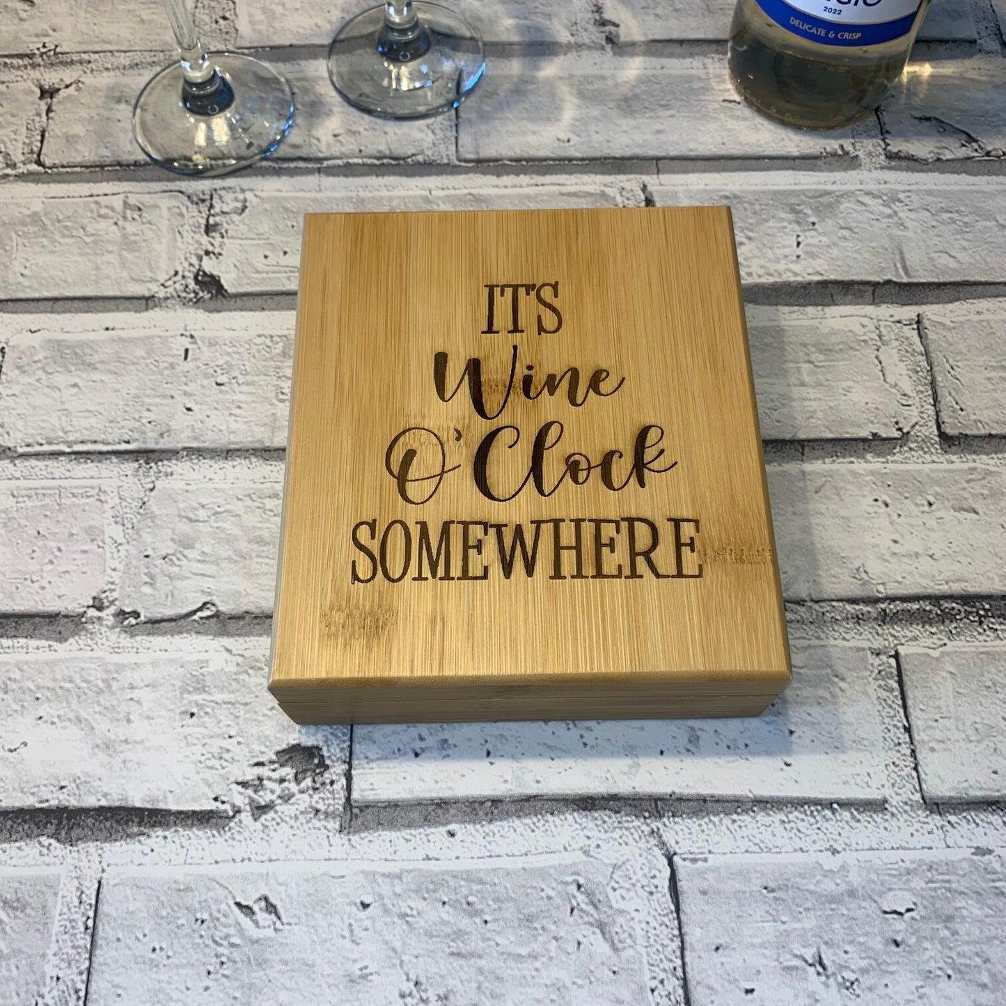 Wine Gift Box Tool Set - It's Wine O'Clock Somewhere