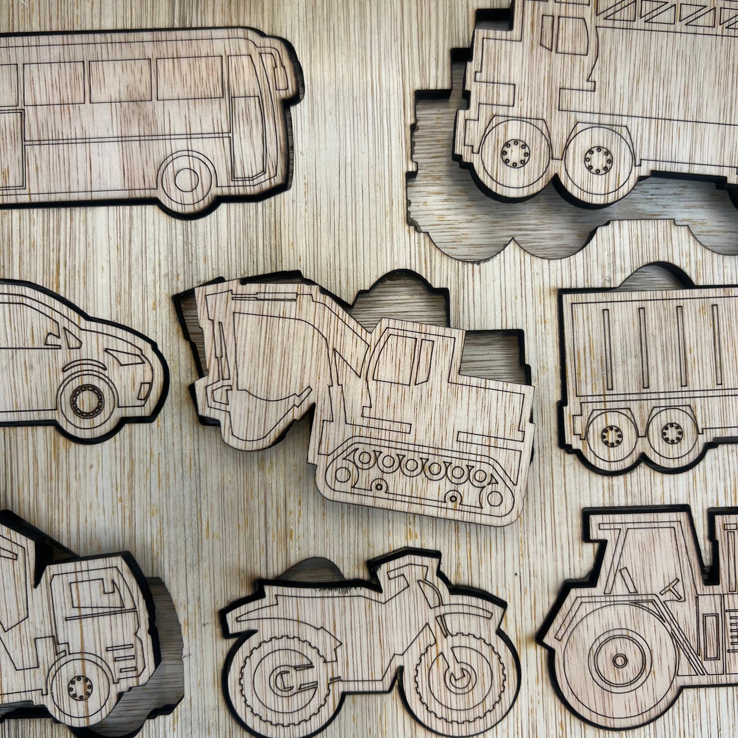 Puzzle Board - Vehicles