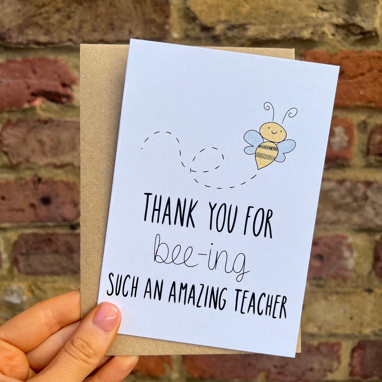 Thank You Card - Thank You For Beeing An Amazing Teacher - A6