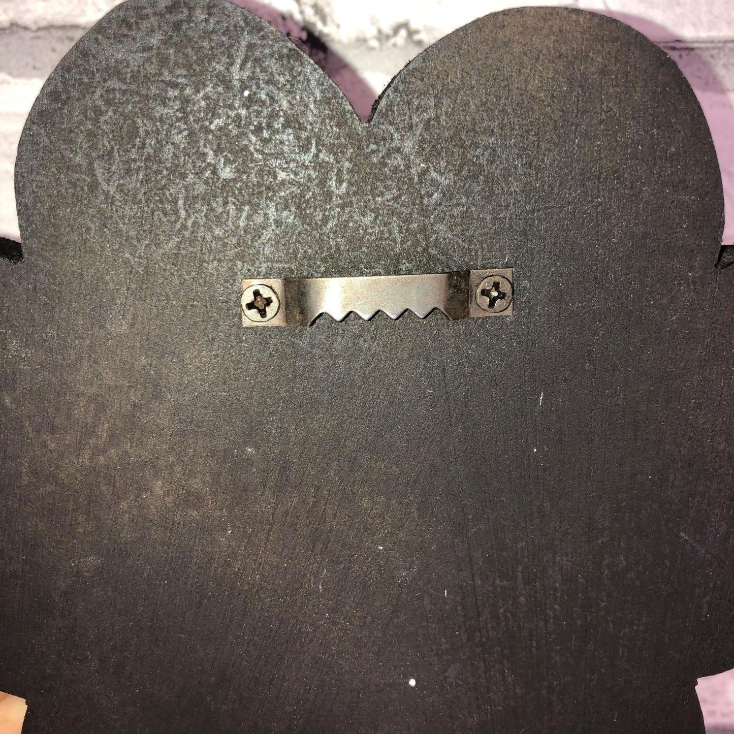 Paw Print Dog Lead Holder - Black