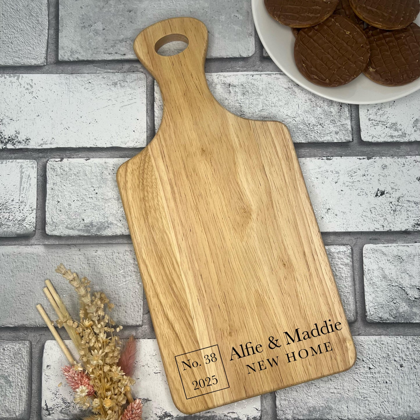 Personalised New/First Home Chopping/Serving Board