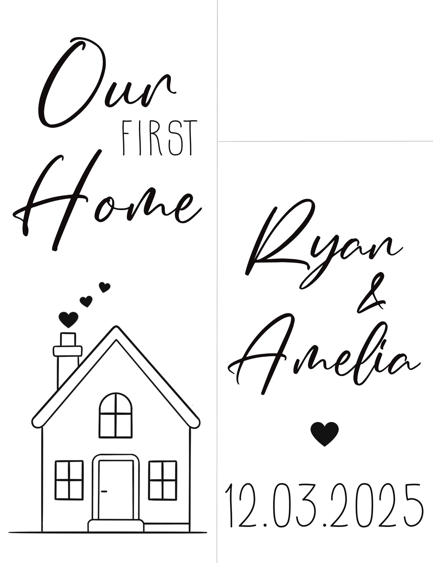 Set Of Wooden Tea Light Holders - Personalised New/First Home Gift