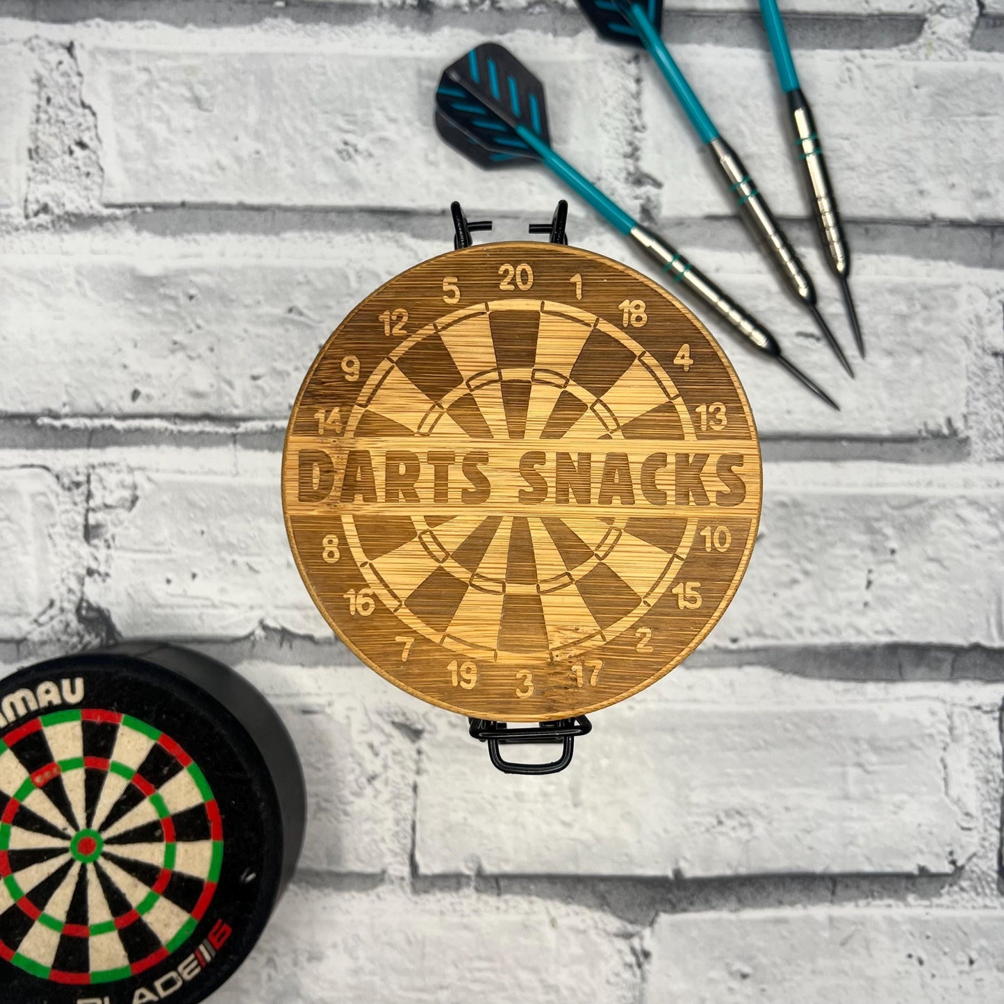 Jar With Laser Engraved Lid - Darts Snacks