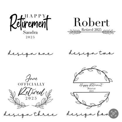 Personalised Cheese Board Set - Retirement Gift - Various Designs