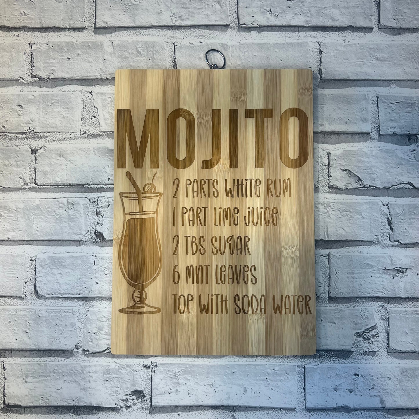 Bamboo Chopping/Serving Board - Cocktail Collection - Mojito