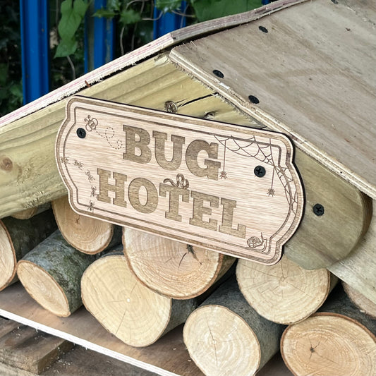 Forest School Bug Hotel Plaque