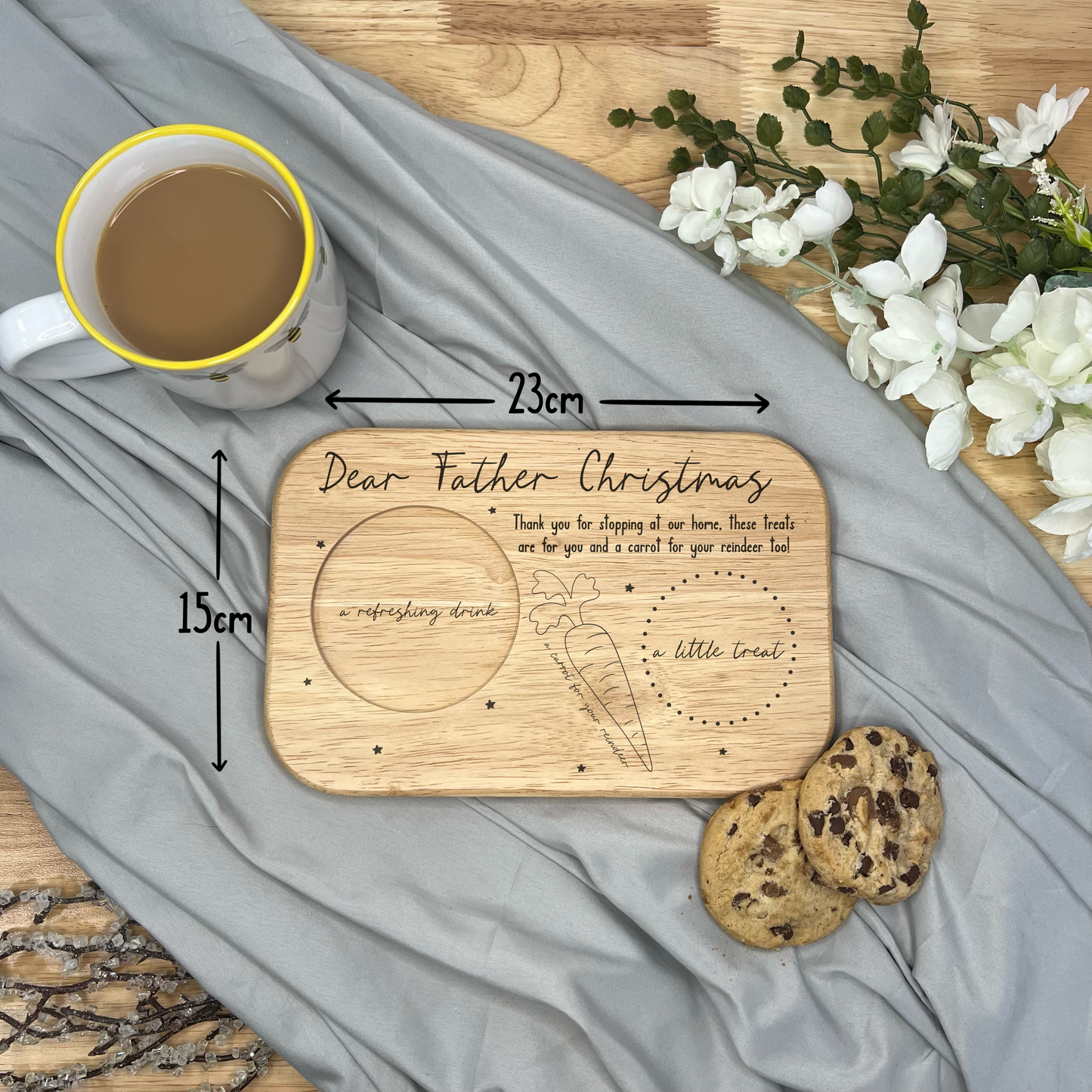 Personalised Christmas Eve Board - Father Christmas