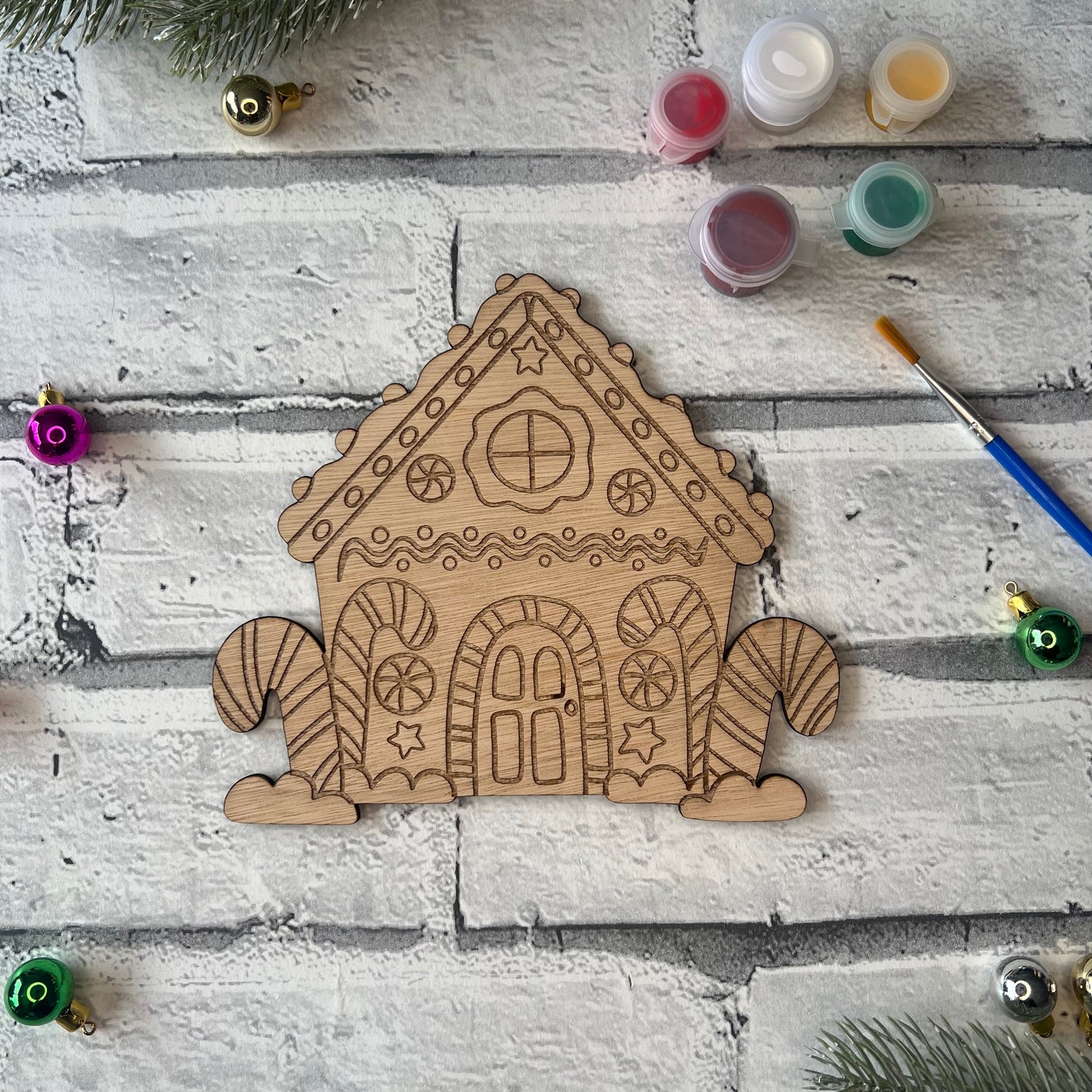 Paint Your Own - Gingerbread House