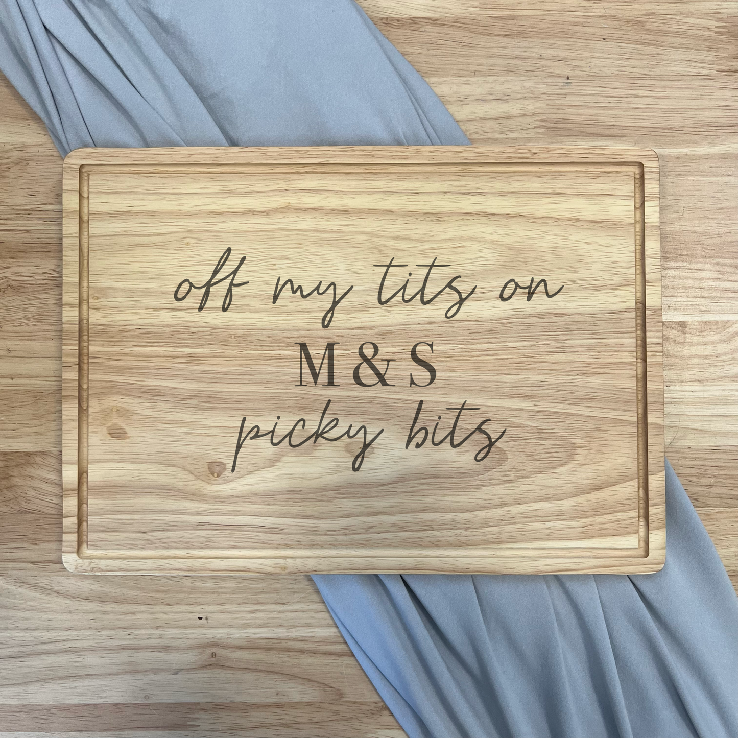 Personalised Bamboo Serving Board - Picky Bits Board