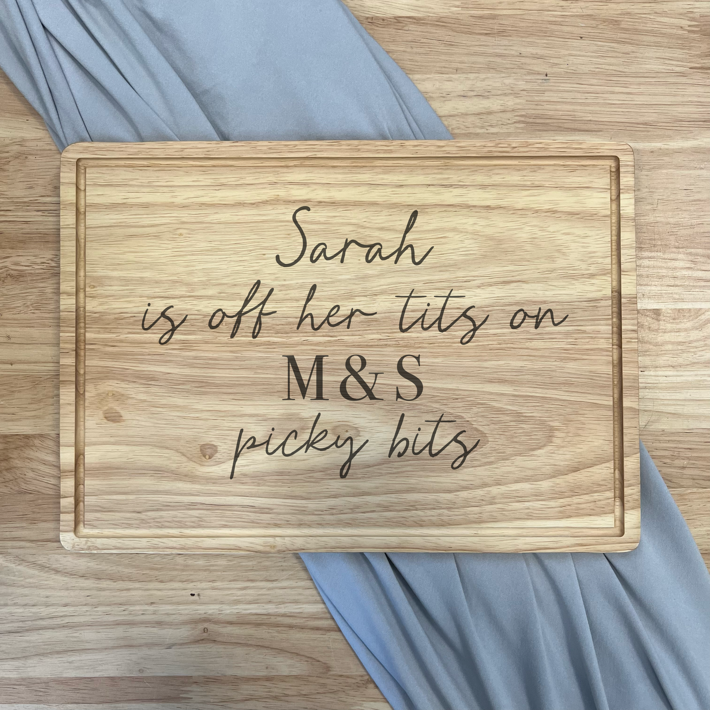 Personalised Bamboo Serving Board - Picky Bits Board