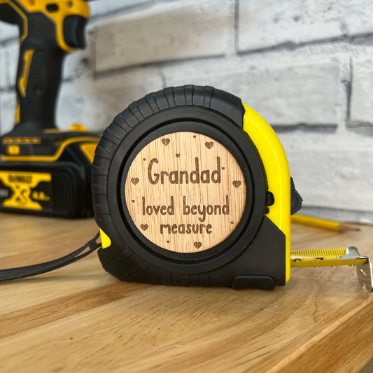 Tape Measure - Grandad Loved Beyond Measure - 10m