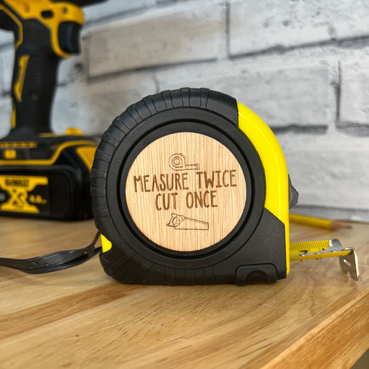Tape Measure - Measure Twice Cut Once - 10m