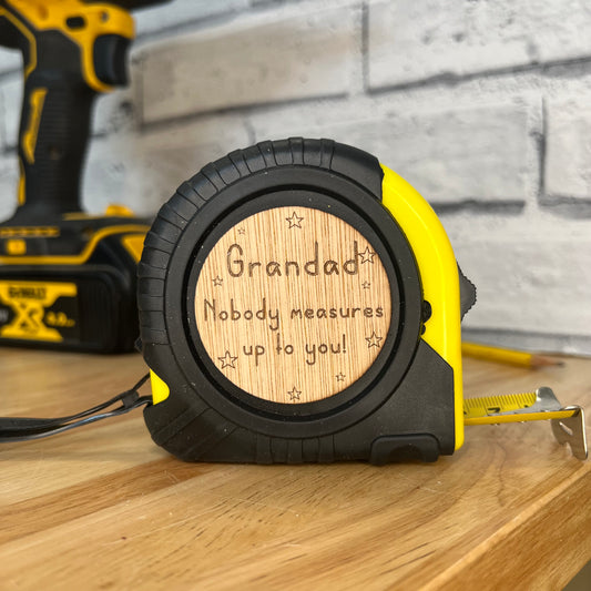Tape Measure - Grandad Nobody Measures Up To You - 10m