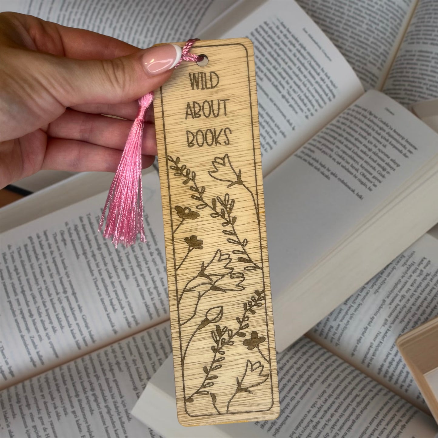 Wooden Bookmark - Dive Into A Good Book - Various Designs