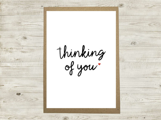 Thinking Of You Card - A6 / A5