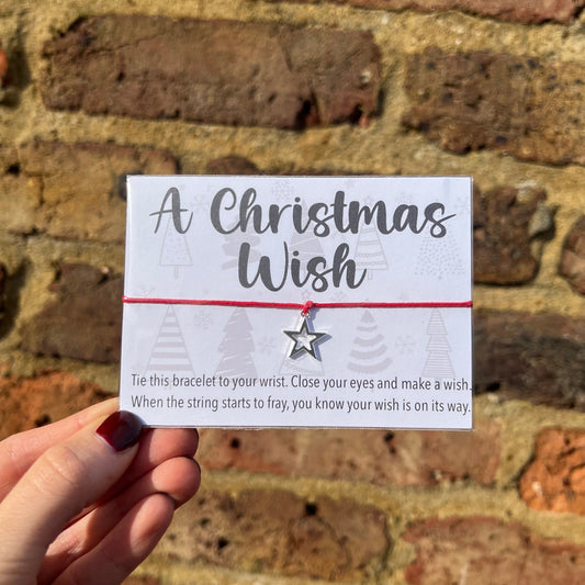 Wish Bracelet - A Christmas Wish… - Star Charm