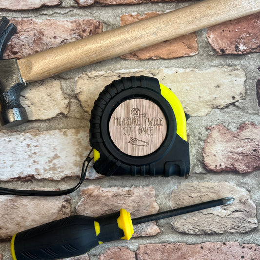 Tape Measure - Measure Twice Cut Once - 10m