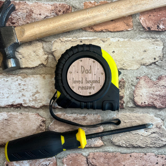 Tape Measure - Dad Loved Beyond Measure - 10m