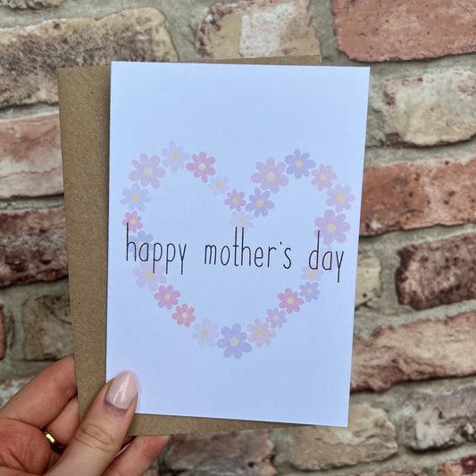 Mother's Day Card - Happy Mother's Day Flowers - A6