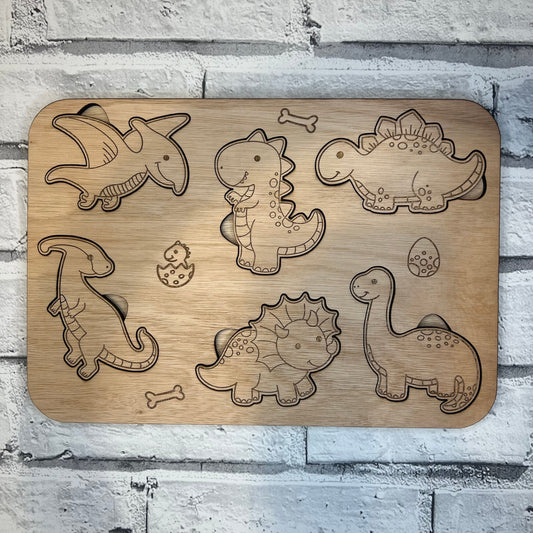 Puzzle Board - Dinosaurs