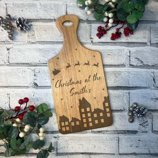 Personalised Christmas Serving Board