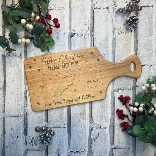 Personalised Christmas Father Christmas Board