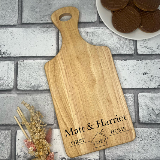 Personalised New/First Home Chopping/Serving Board