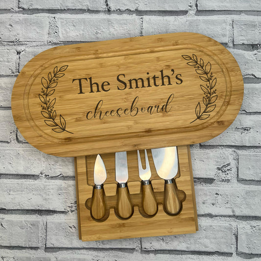 Personalised Cheese Board Set - Various Designs