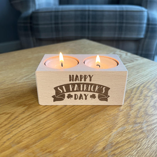 St Patricks Day - Duo Candle